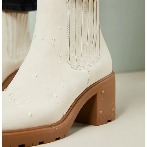 Water Resistant Faux Suede Bootie - Picture 2 of 7